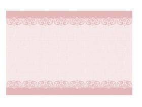 Chemin de table en Airlaid, 40 cm x 24 m, "Janina" rose