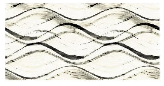 Chemin de table en Airlaid, 40 cm x 24 m, "Albi" pierre de galet-noir