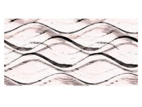 Chemin de table en Airlaid, 40 cm x 24 m, "Albi" rose-noir