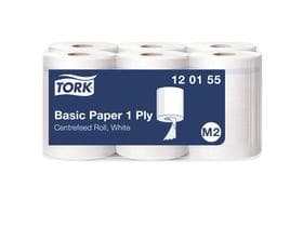 Putztuchrollen Tork Universal 310, Tissue weiss, 1-lagig, 20 cm x 300 lfm,