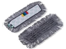 Mocio in cotone NuTex con velcro, 40 cm, grigio, Nordic Swan