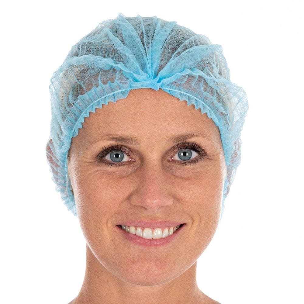 Capuche à clipser en tissu non tissé, lumière bleue, extra large, ø 60 cm