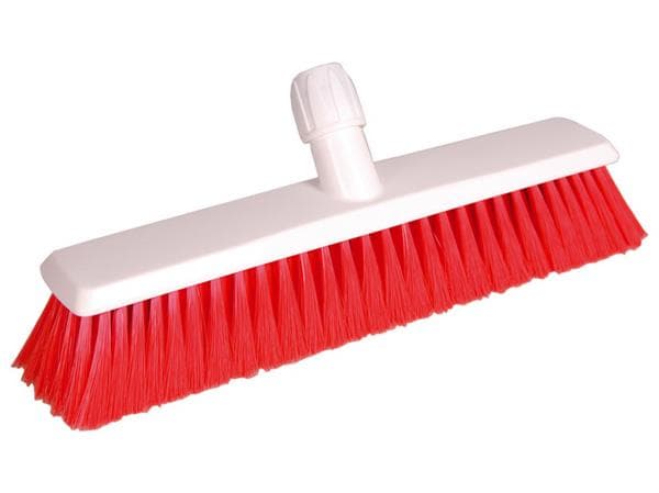 Scopa igienica Soft 40 cm, corpo in PP bianco, setole in PE PBT rosso, 0,25 mm.