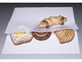 Fogli di carta glassine 40 gm2, 20 x 30 cm sbiancati, resistenti al grasso, adatti agli alimenti