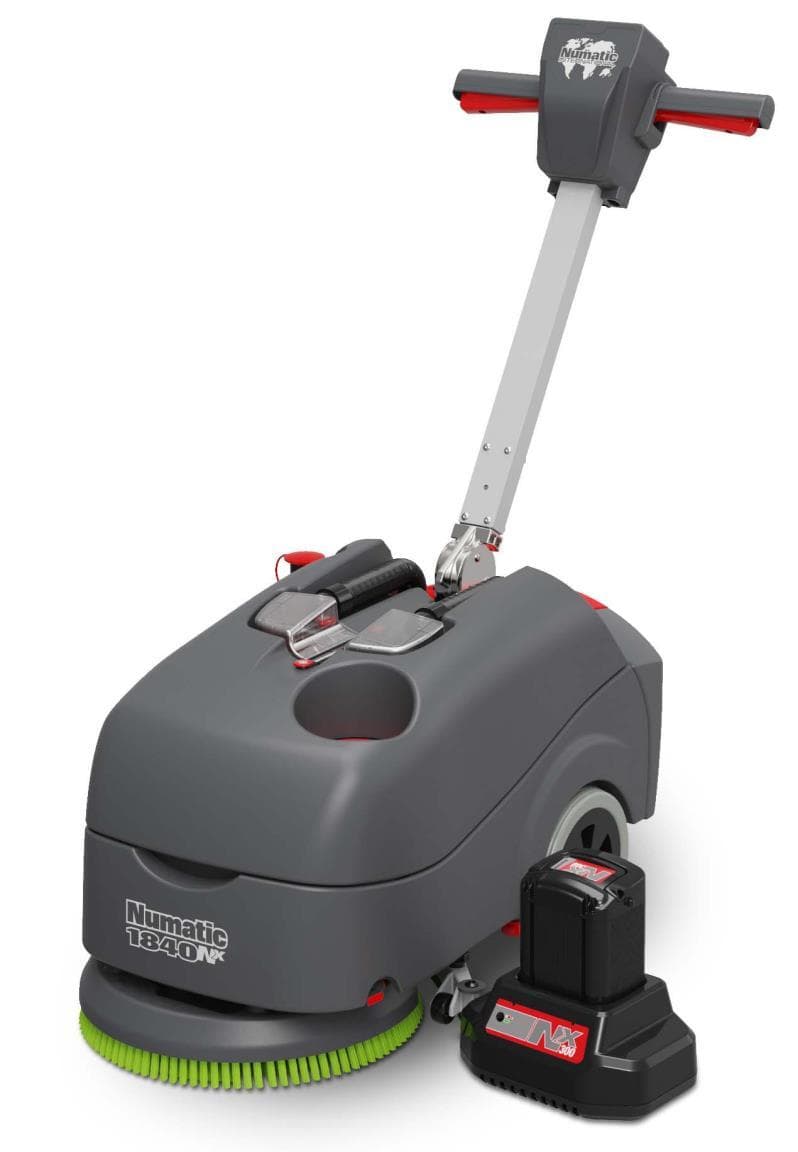 Lavasciuga a batteria TTB1840NX con piastra di trasmissione Pad Loc