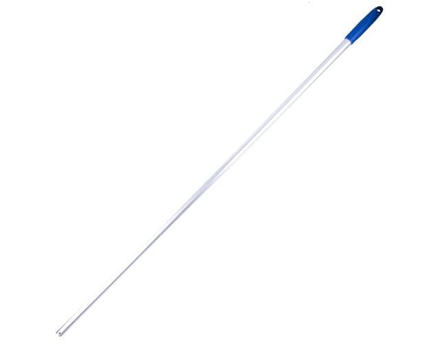 Astuccio in alluminio con impugnatura morbida, asta telescopica con foratura, 140 cm, Ø 23,5 mm.