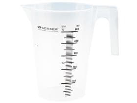 Verre doseur 500mm, PP, transparent avec impression noire, 15 x 10 x 14cm