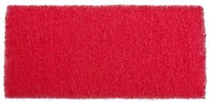 Tampone per pulizia dei bordi, rosso, 25x11 cm per dispositivo per pulire i bordi e le pareti.