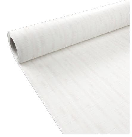 Rouleaux de nappes Dunisilk Linnea Blanc 1,18 x 25 m, blanc, résistant à l'eau