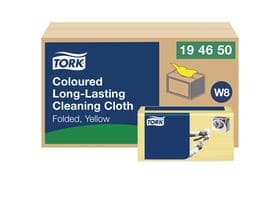 Spezial-Reinigungstuch Tork Premium, Vliesstoff gelb, 1-lagig, 38 x 30 cm,