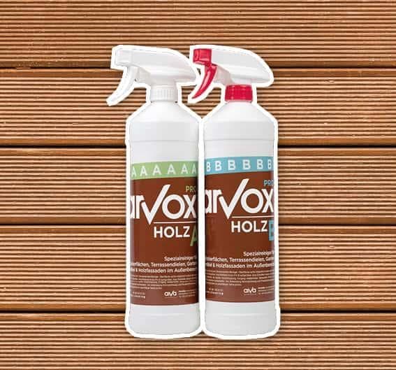 Nettoyant spécial Arvox Pro Nettoyant bois 2 composants (2 x 1 litre)