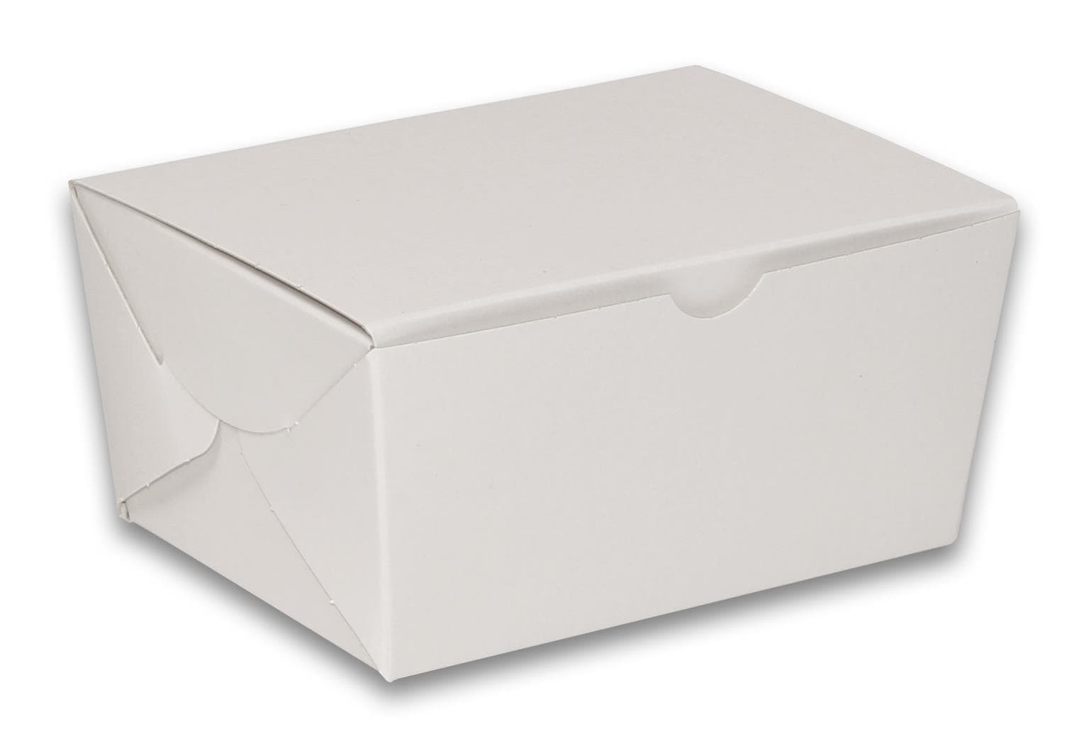 Cestino con coperchio 13 x 7 x 7 cm, bianco