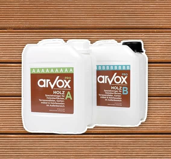 Nettoyant spécial Arvox Pro Nettoyant bois 2 composants (2 x 5 litres)