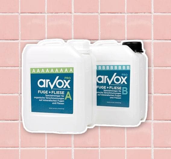 Nettoyant spécial Arvox Pro Joints+Carrelage Nettoyant 2 composants (2 x 5 litres)