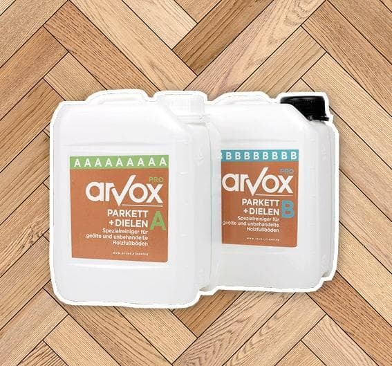 Nettoyant spécial Arvox Pro Parquet+Boards Nettoyant 2 composants (2 x 5 litres)