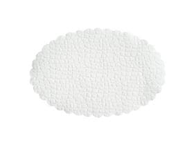 Carta coccodrillo 50 g/m², rettangolare 13 x 22 cm, bianca, con bordo dritto
