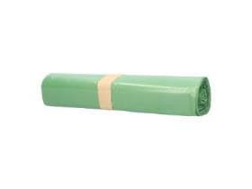 Sacs poubelle 120 L 70 x 110 cm en LDPE recyclé 60 microns vert