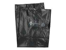 Sacs poubelle 120 L, 70 x 110 cm noir en LDPE 70 microns.