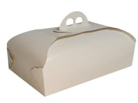 Grosstortenschachtel mit Henkel, unbedr. 48 x 68 x 10 cm, Farbe "Elfenbein"