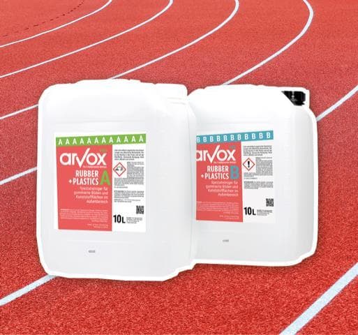 Nettoyant spécial. Nettoyant bicomposant Arvox Pro Caoutchouc et Plastiques (2 x 10 litres)