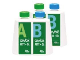 Nettoyant spécial Arvox Pro graisse + huile 2 recharges (4 x 0,4 litres)