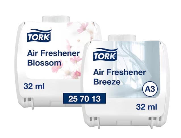 Deodorante per ambienti continuo Tork, 32 ml, confezione mista, 3 sacchetti profumati ciascuno