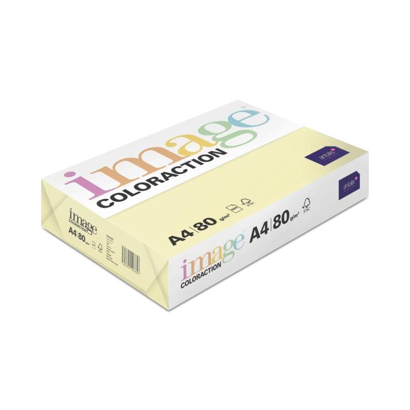 Image Coloraction, A4, 80 g/m², papier copie jaune, sans bois, 210 x 297 mm