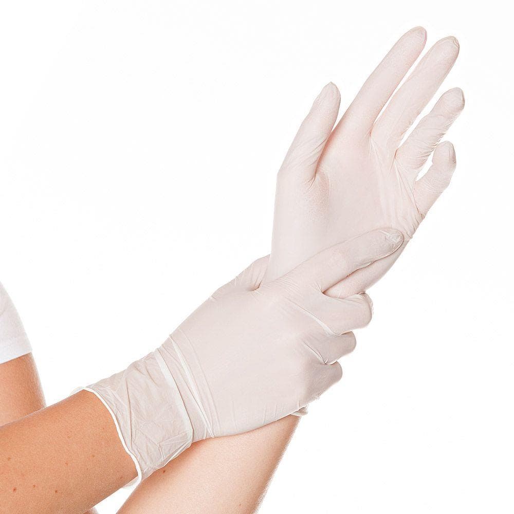 Gants en nitrile Safe Premium, blancs, taille XL, sans poudre, longueur 24 cm