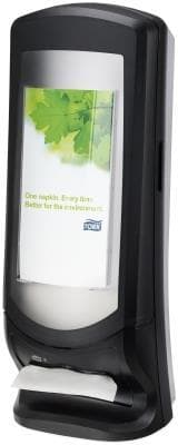 Dispenser da pavimento e da parete Tork Xpressnap nero, 622 (A) x 235 (L) x 235 (P) mm