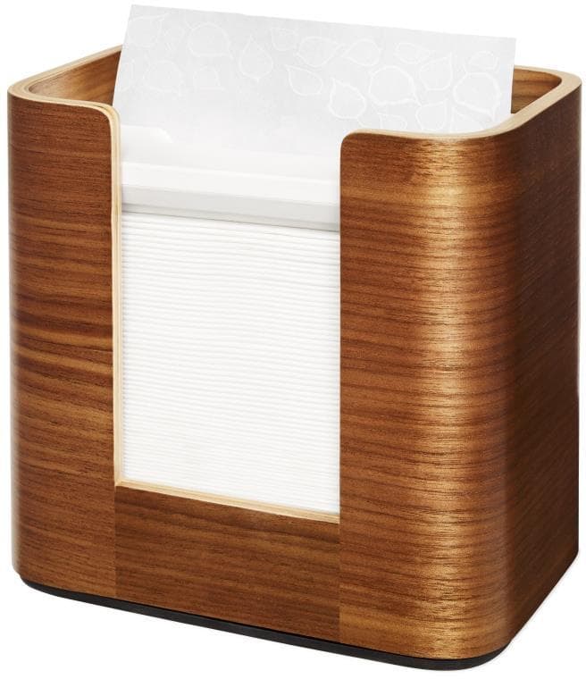 Dispenser da tavolo Tork Xpressnap, plastica, noce, 155 (A) x 201 (L) x 150 (P) mm