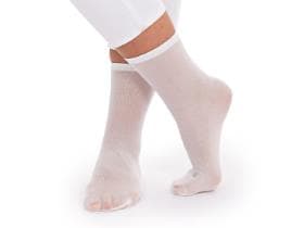 Chaussettes jetables en polyamide FOOT FRESH, blanches, taille 34-40