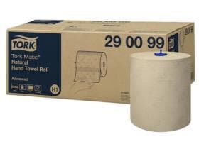 Rouleaux d'essuie-mains Tork Advanced (H1) Natural, marron naturel, 2 plis, 150 m,