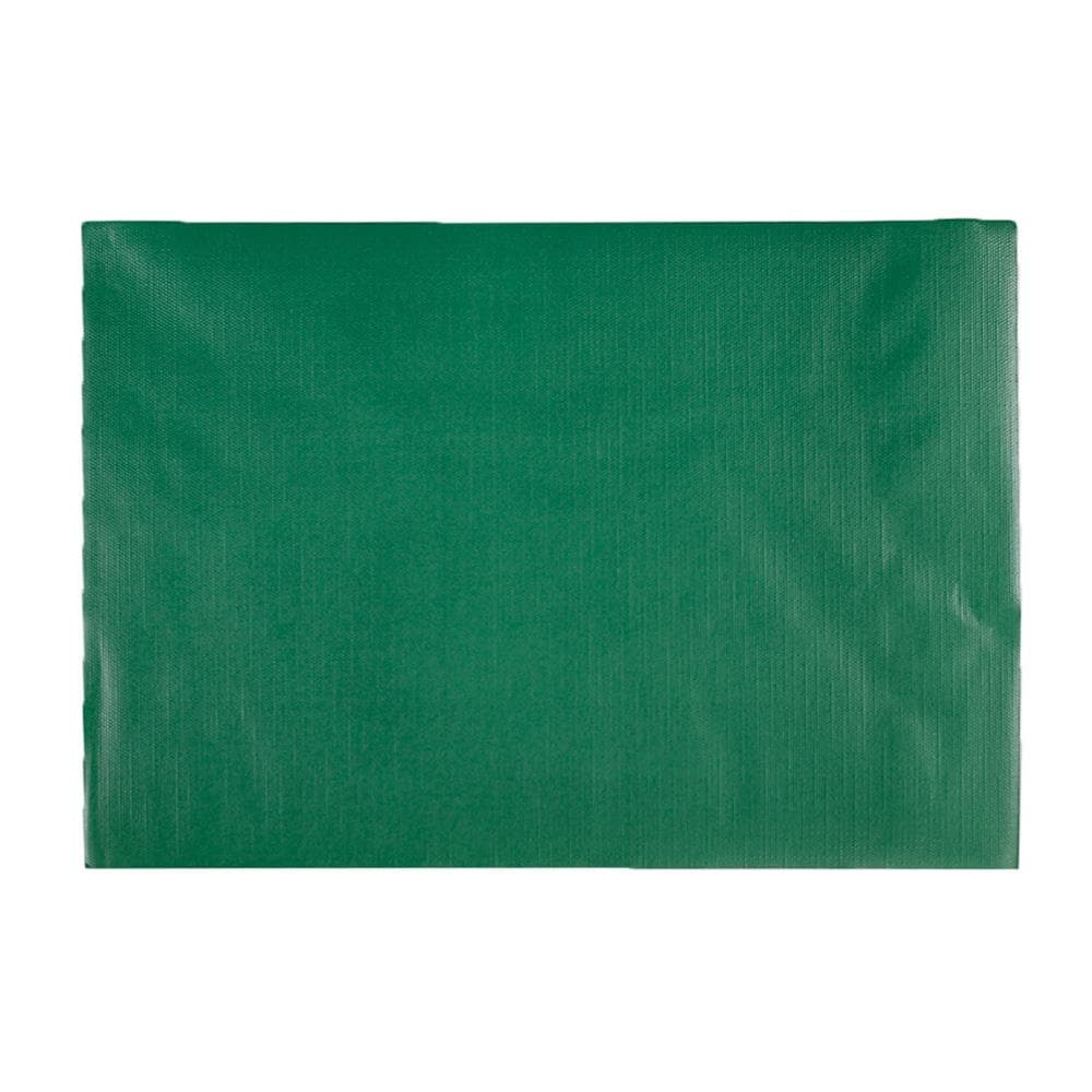 Tovaglietta FIESTA, 30 x 43 cm, verde scuro goffrato, bordo dritto
