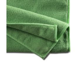 Panno in microfibra PROFESSIONALE verde riciclato, spugna, 300 g/m2, 40 x 40 cm
