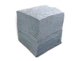 Lingettes, tissu non tissé 100% viscose, gris-bleu, 38 x 40 cm, recyclables,
