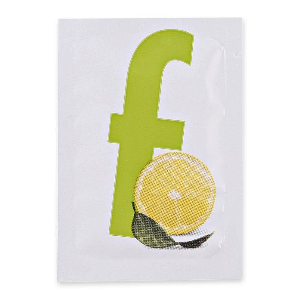 Lingettes rafraîchissantes « Citrus Light » en PP, blanches, emballées individuellement