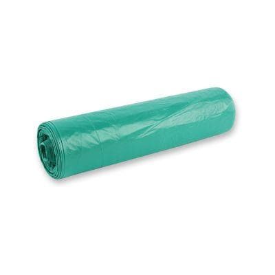 Sacs à déchets / à linge, 70 l, HDPE, vert, Longueur : 57,5 cm, Largeur : 100 cm,