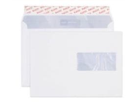 Busta C5, bianca, DNG-HK, finestra a destra, 80g/m2.