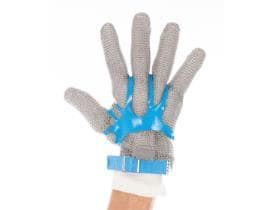 Gants anti-coups de couteau sans manchette, en acier inoxydable, EN 1082, taille L, en 4 mm