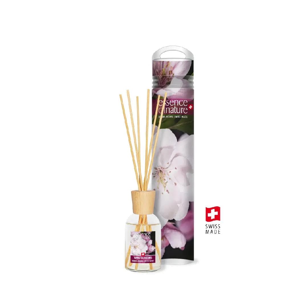 Coffret de bâtonnets parfumés « Essence de Nature » composé d'un flacon de 100 ml avec un support en bois