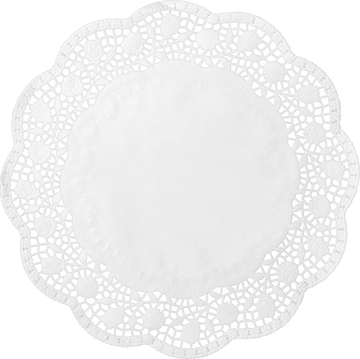 Tortenspitzen ø 34 cm rund, hochweiss, fettdicht