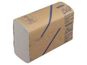 Asciugamani pieghevoli SCOTT, Multifold 23,8 x 20,6 cm, monofacciale, Airflex bianco.