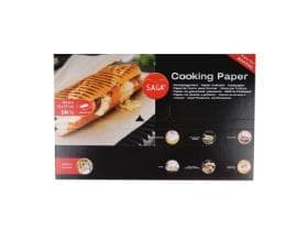 Feuille de papier sulfurisé de cuisson avec revêtement en silicone double face, 33 x 27 cm,