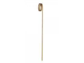 Brochette à amuse-gueules en bambou RING, 12 cm naturel