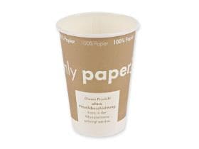Gobelet pour distributeur automatique "Only Paper" 1,8 dl, 100% carton, sans plastique, Ø 7 cm,