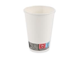 Gobelet en papier pour distributeur automatique, 1,8 dl, carton blanc avec revêtement PE, Ø 7 cm,