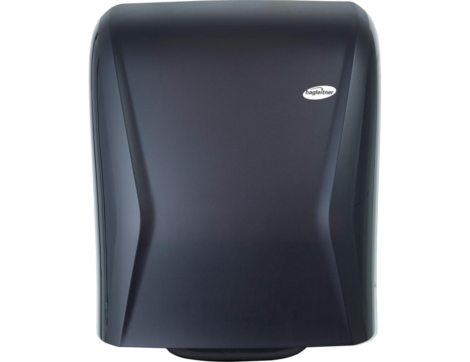 Distributeur de rouleaux d'essuie-mains XIBU TOWEL hybride, noir, système à 2 rouleaux, automatique