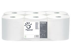 Rouleaux de chiffons de nettoyage « Uniaction White » (Midi) 1 pli, 20 cm x 292 m, sans perforation