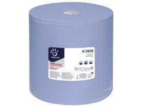 Rouleaux de chiffons de nettoyage « Triomaxi Blue 1000 » bleus 3 plis, 38 cm x 360 m, 1 000 feuilles chacun
