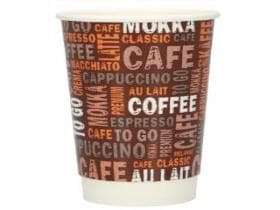 Kaffeebecher 2 dl mit Neutraldruck doppelwandig